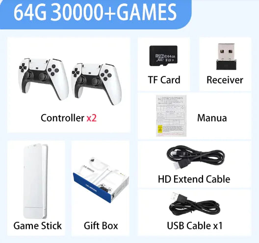 M15 Mini TV Game Machine Wireless Stick Arcade